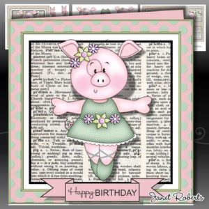 Ballerina Pig Dictionary Mini Kit