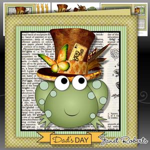 Steampunk Frog Dictionary Mini Kit