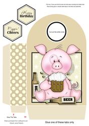 Piggin' Cheers Large Gift Bag