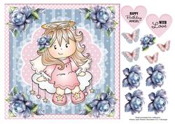 Angel Birthday Topper