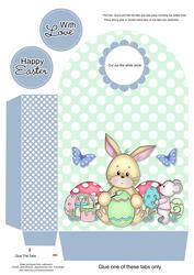 Egg Decorating Blue Large Gift Bag