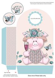 Lady Piggin' Cheers Large Gift Bag