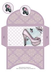 Misty Morning Shoes 2 Money Wallet