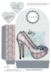 Misty Morning Shoes Large Gift Bag