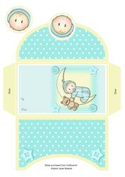 Moon Baby Boy Money Wallet