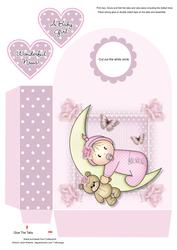 Moon Baby Girl Large Gift Bag