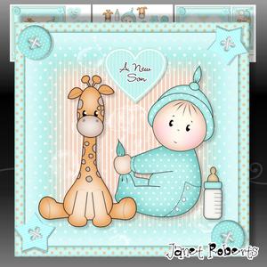 Giraffe Baby Boy Mini Kit