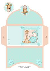 Giraffe Baby Boy Money Wallet