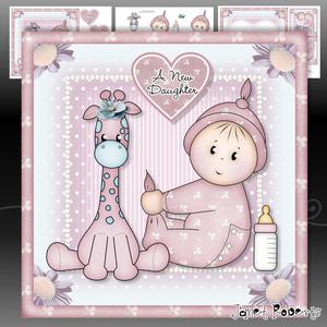 Giraffe Baby Girl Mini Kit