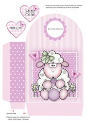 Knitting Sheep Large Gift Bag