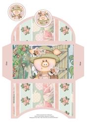 Lady Piggin' Gardening Money Wallet