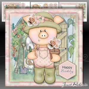 Lady Piggin' Gardening Mini Kit