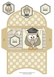 Graduation Owl Money Wallet