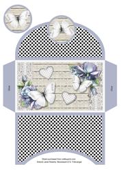 White Butterflies Money Wallet