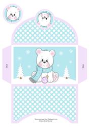 Polar Bear Kisses Money Wallet