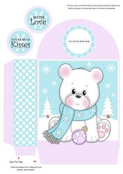 Polar Bear Kisses Large Gift Bag