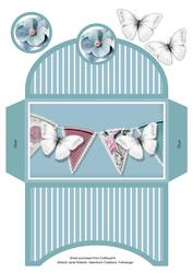 Blue Shaped Handbag Card Money Wallet