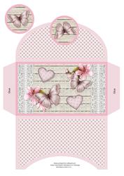Pink Butterflies Money Wallet