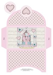 Romantic Beach Hut Money Wallet