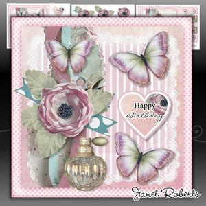 Scented Butterflies Mini Kit