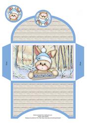 Bunny's 1st Christmas Money Wallet