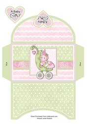 Baby Girl Buggy Money Wallet
