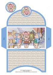 Carol Singing Mice Christmas Money Wallet