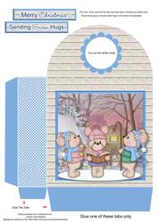 Carol Singing Mice Large Gift Bag