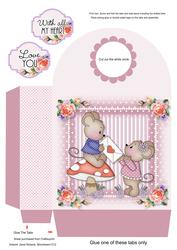 Valentine Mice Large Gift Bag