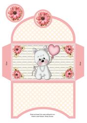 Little Millie with Heart Balloon Money Wallet