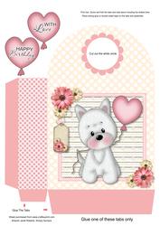 Little Millie with Heart Balloon Large Gift Bag