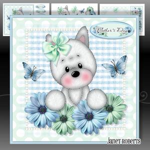 Millie with Flowers 2 Mini Kit