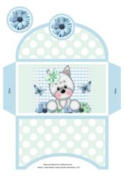 Millie with Flowers 2 Money Wallet
