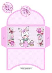 Happy Easter Bunny Money Wallet