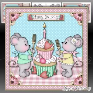 Birthday Cake Mice Mini Kit