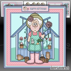cup697525_2053 - Gardening Molly Mini Kit Birthday/Mothers Day/Retirement