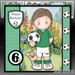 Football Andy Green Mini Kit with Ages