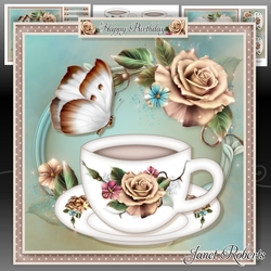 Champagne Roses Tea Time Mini Kit