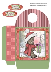 Christmas Hedgy Large Gift Bag