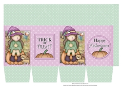 Too Cute to Spook Halloween Treat Box/Milk Carton