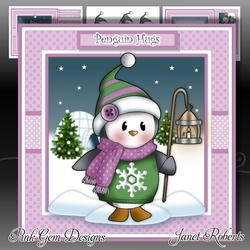 Penguin with Lantern Mini Kit