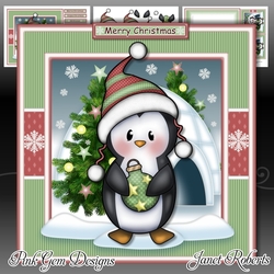Penguin with Christmas Bauble Mini Kit
