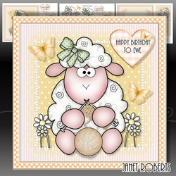 Knitting Sheep 2 Mini Kit