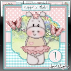 Henrietta Hippo in Tutu Mini Kit with Ages