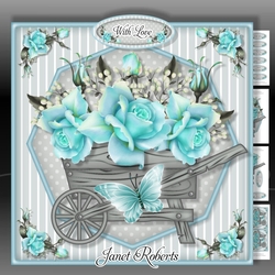 Turquoise Rose Barrow Mini Kit