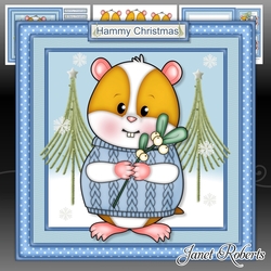 Hammy Christmas Mini Kit. Harry Hamster