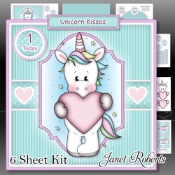 Unicorn Kisses Topper Kit & Money Wallet