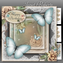 Blue Butterflies Mini Kit