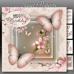 Peach Butterflies Mini Kit
