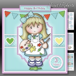 Painting Jodie Mini Kit With Ages 2 to 6 yrs